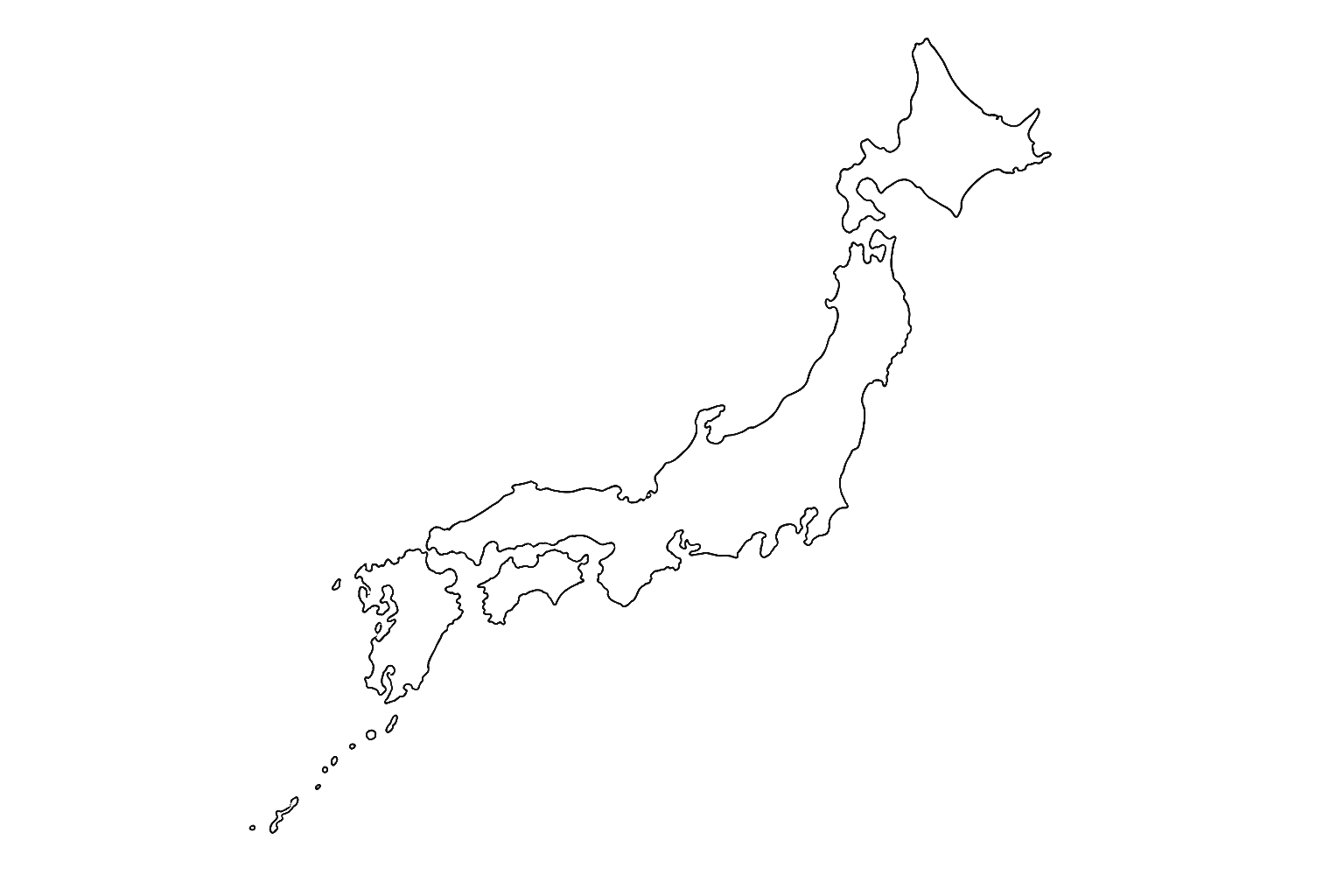 日本地図